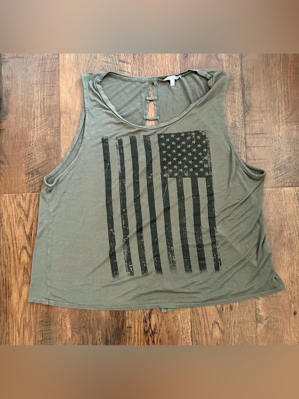CHARLOTTE RUSSE open back tank top, size XL